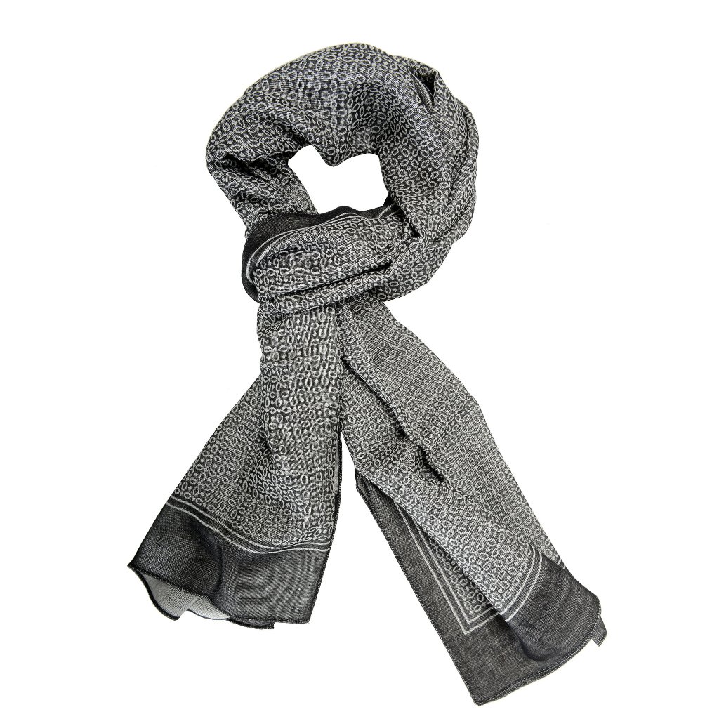 Salvatore Ferragamo Multi-Color Silk Wool Shawl Scarf